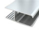 Perfil de aluminio modificado para requisitos particulares de la puerta deslizante del armario revestido del polvo para la puerta de cristal constructiva
