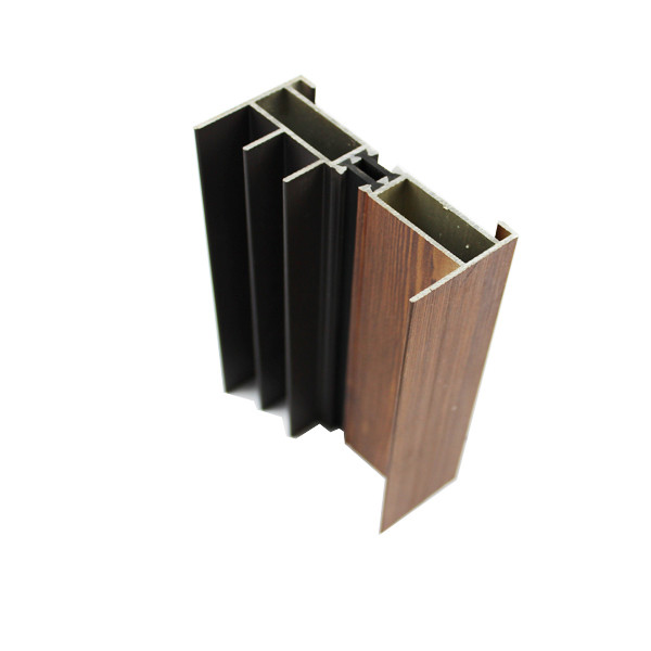 perfil de aluminio de la protuberancia del guardarropa 6063-T5, resbalando la puerta del guardarropa