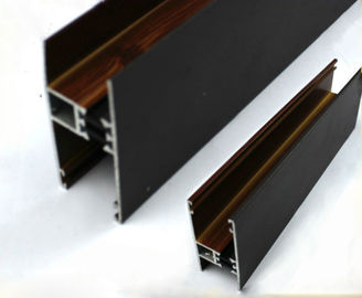 El cuadrado/el aluminio de madera redondo del final perfila el color negro para el material de construcción