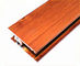 Longitud de aluminio de los perfiles del grano de la capa de madera del polvo modificada para requisitos particulares para el edificio